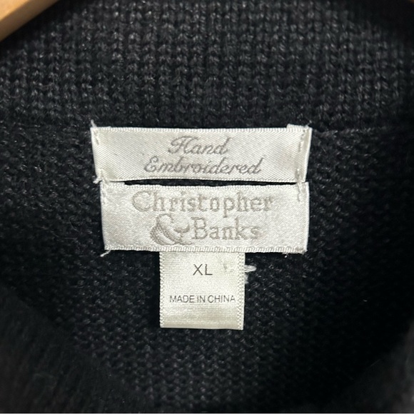 Christopher Banks vintage vest Christmas cardinals embroidered women’s size‎ XL - Picture 3 of 7